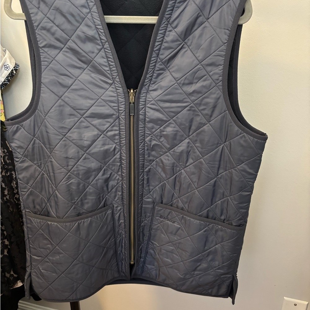 Barbour Dark Blue Quilted Jacket
